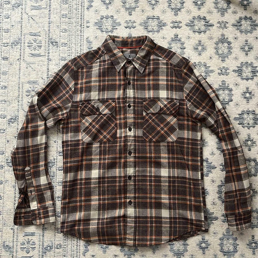 Royal Robbins - Performance Flannel Long Sleeve Button Down Shirt - Men’s Medium